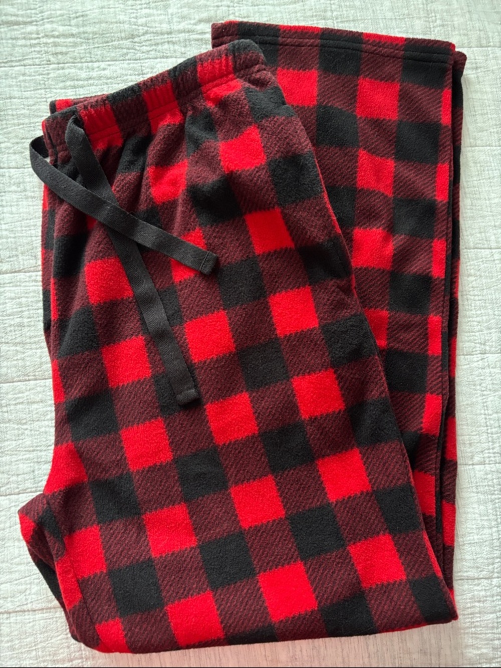 Red & Black Buffalo Plaid Men's Lounge/Sleep Pants